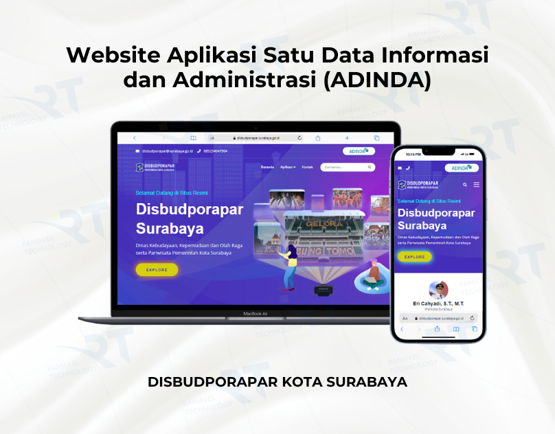 Aplikasi Satu Data, Informasi dan Administrasi Disbudporapar Kota Surabaya