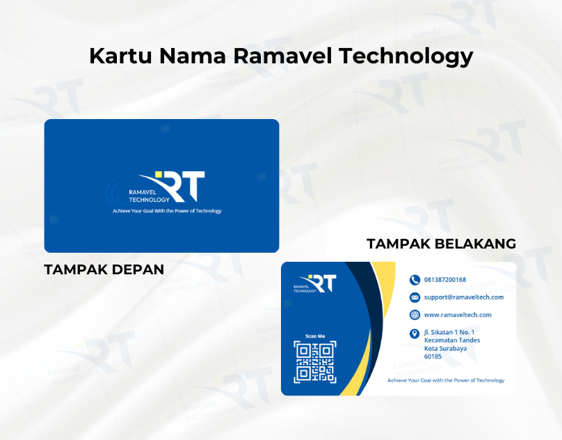 Kartu Nama Ramavel Technology