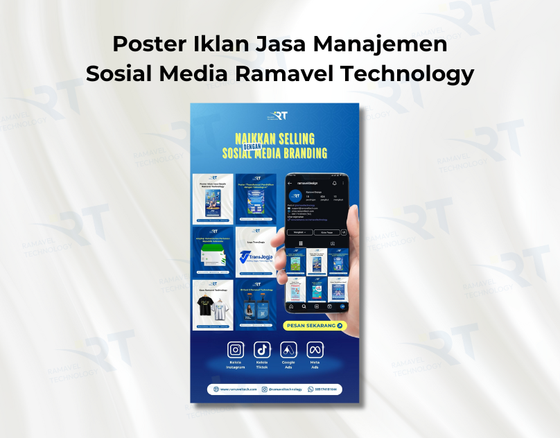 Iklan Jasa Manajemen Sosial Media Ramavel Technology