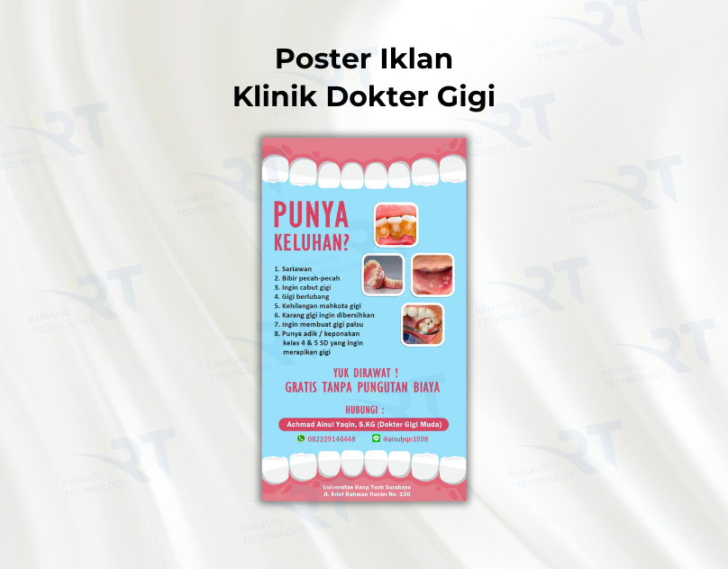 Poster Iklan Klinik Dokter Gigi