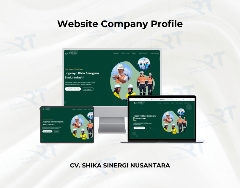 Website Company Profile CV. Shika Sinergi Nusantara