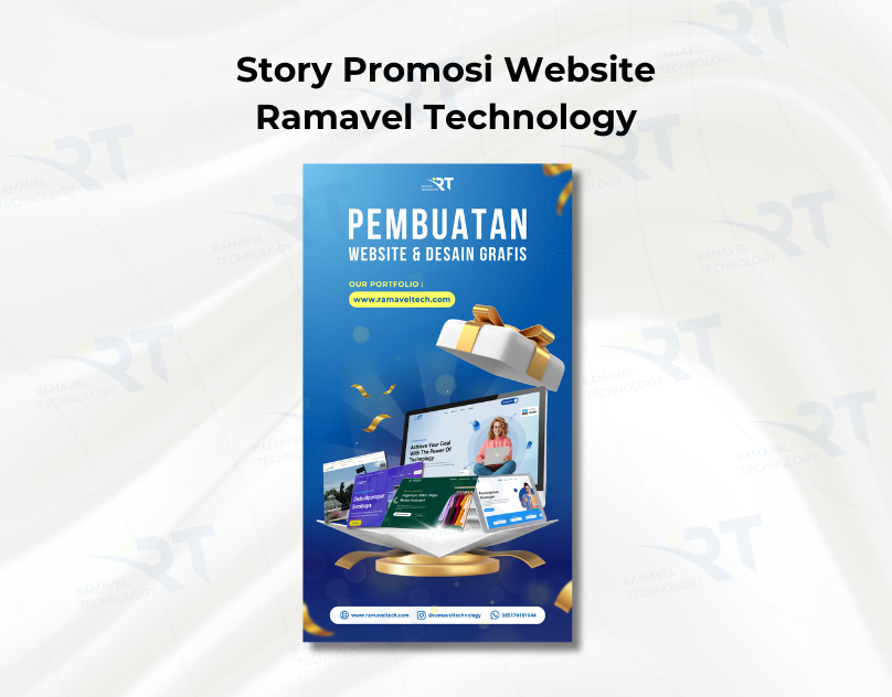 Story Promosi Website Ramavel Technology