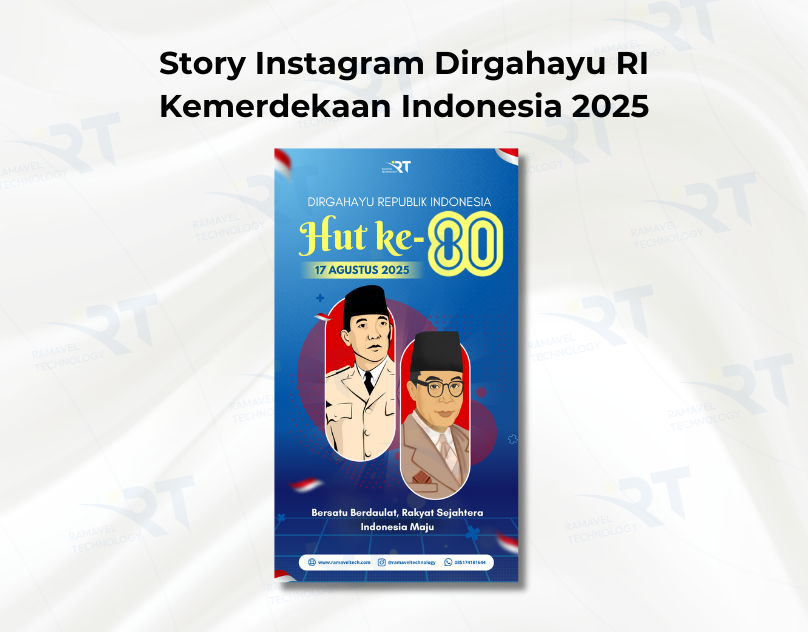 Story Instagram Dirgahayu RI Kemerdekaan Indonesia 2025