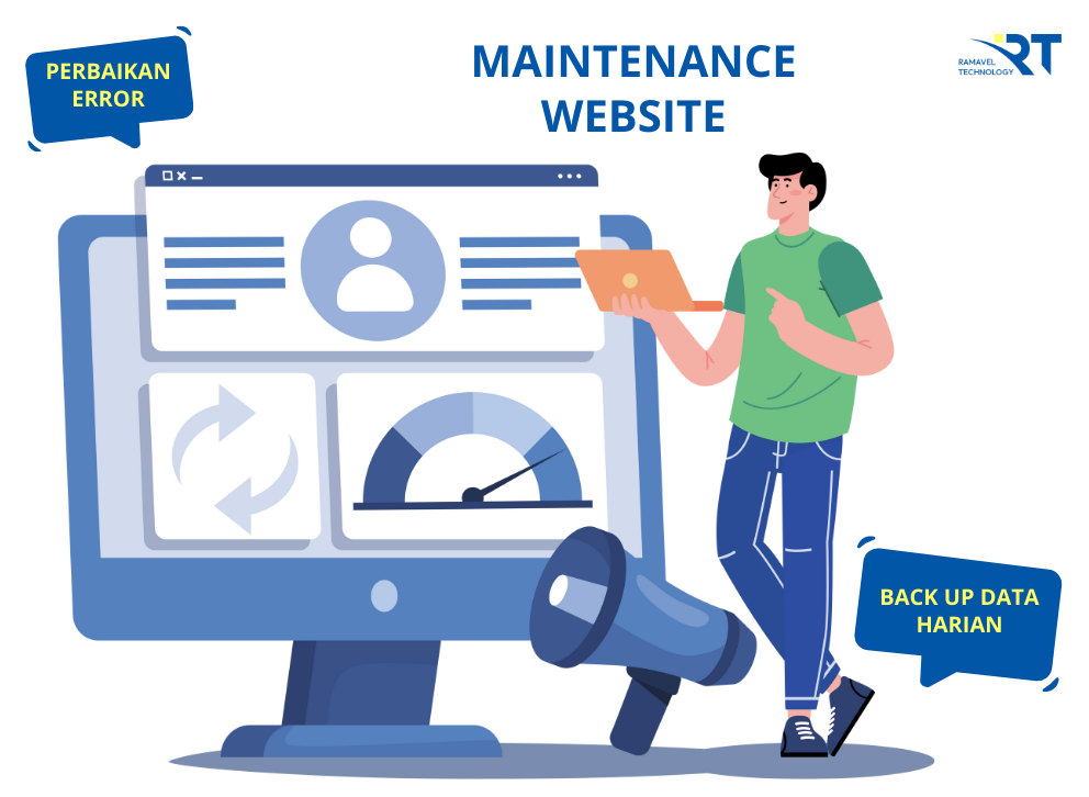 Pemeliharaan atau Maintenance Website Ramavel Technology
