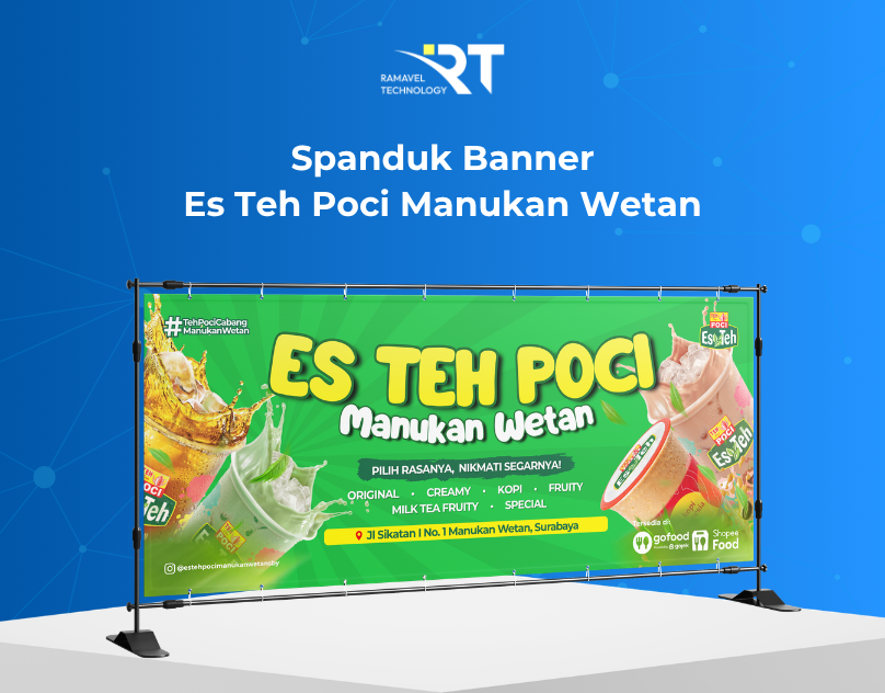 Banner Es Teh Poci Manukan Wetan