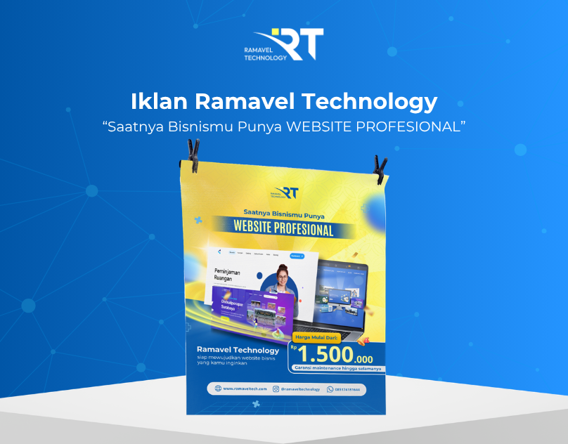 Iklan Ramavel Technology - “Saatnya Bisnismu Punya WEBSITE PROFESIONAL”