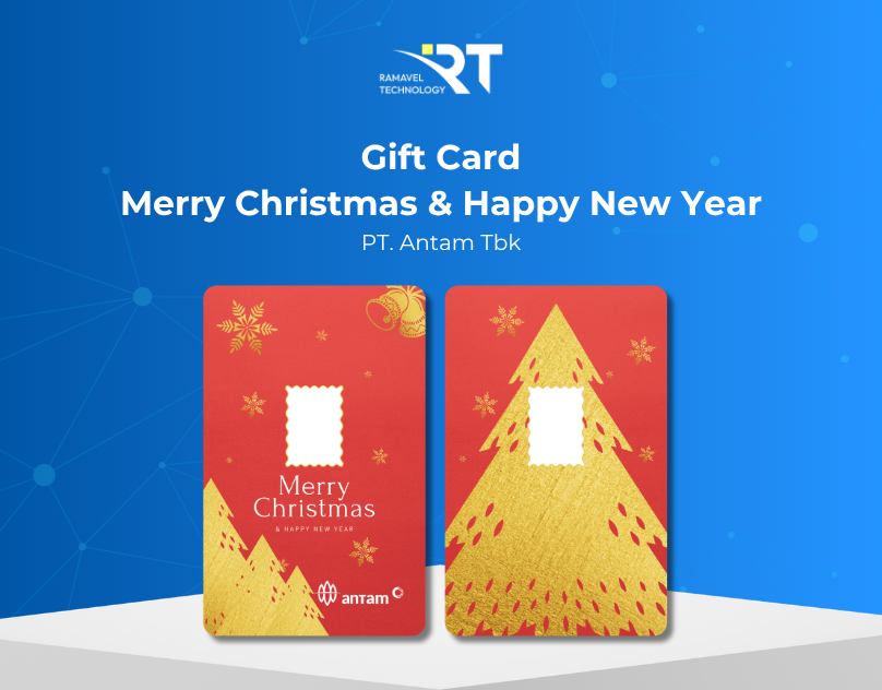 Gift Card Merry Christmas & Happy New Year PT. Antam Tbk