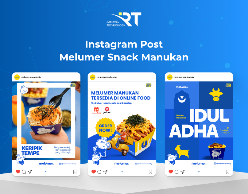 Instagram Post Melumer Snack Manukan