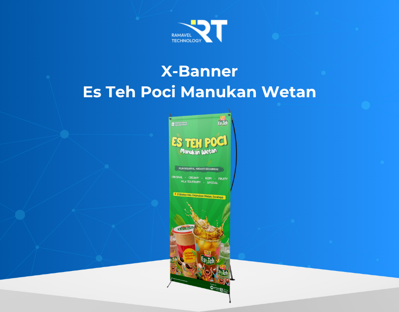 X-Banner Es Teh Poci Manukan Wetan