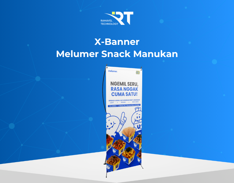 X-Banner Melumer Snack Manukan
