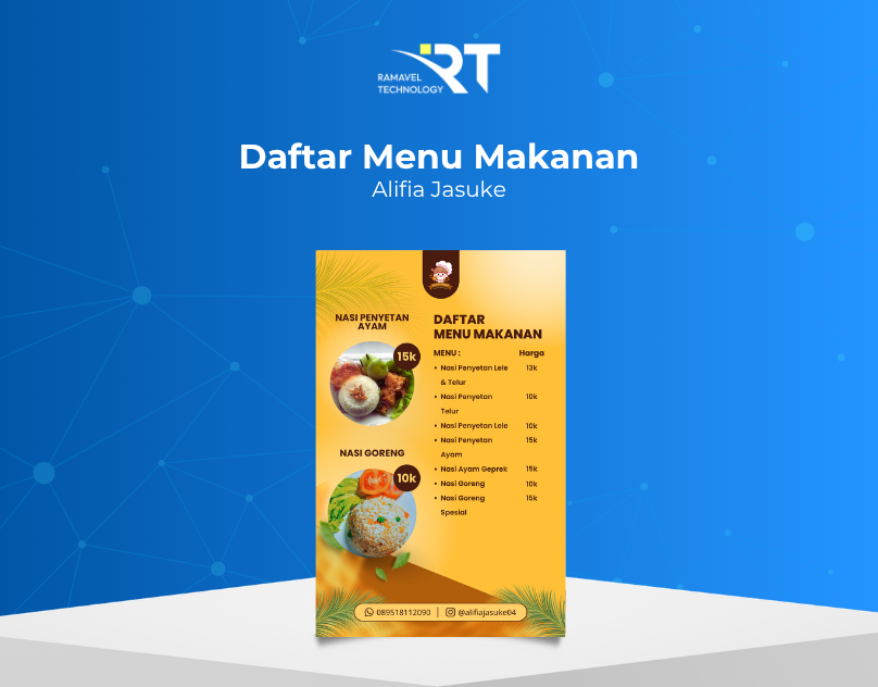 Daftar Menu Makanan Alifia Jasuke